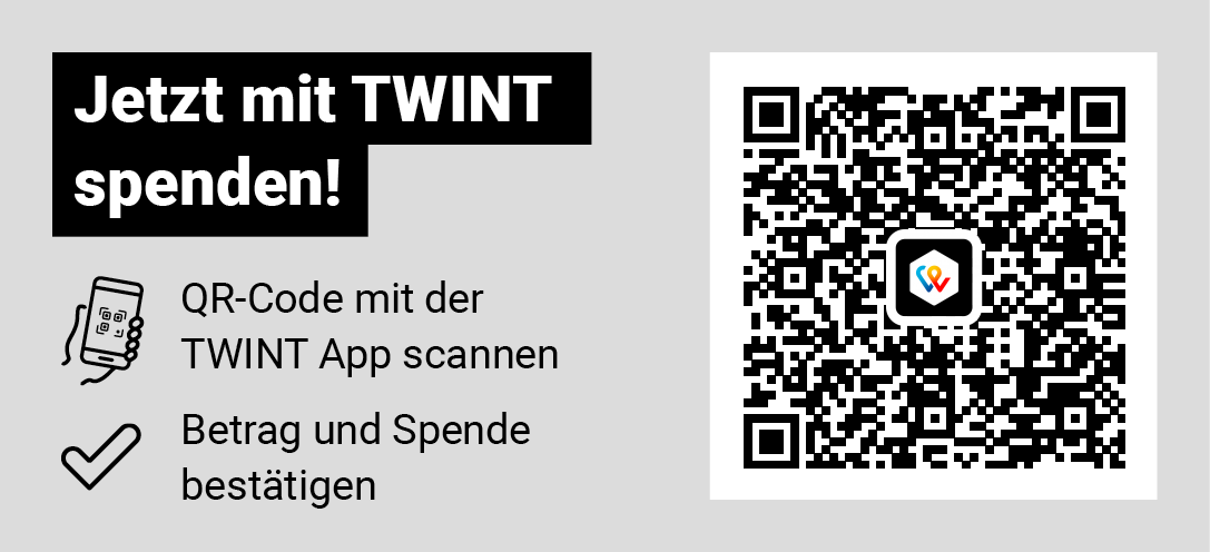 QR Code für Twint Spenden für die Stadtratswahlen Bern 2024